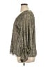 Vince Camuto Metallic Silver Long Sleeve Blouse Size XL - photo 5