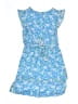 Aqua 100% Polyester Floral Blue Dress Size 10 - 12 - photo 2