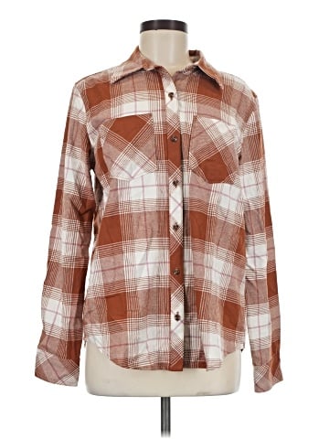 Natural Reflections Long Sleeve Button-Down Shirt (view 1)