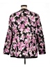 Dennis by Dennis Basso 100% Polyester Floral Purple Jacket Size 1X - photo 2