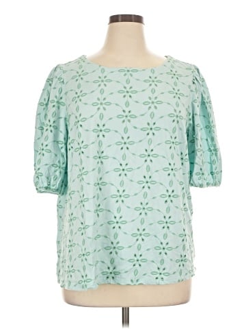 J.Jill Short Sleeve Blouse (view 1)