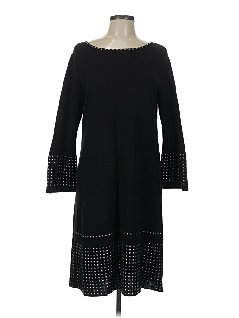 Pre-owned Nic + Zoe Casual Dress In Black