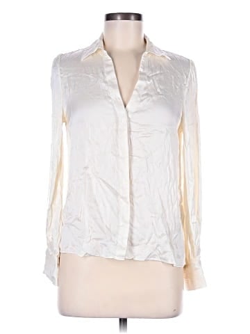 Alice + Olivia Long Sleeve Silk Top (view 1)