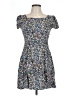 SO Print Blue Casual Dress Size 14 - photo 1