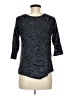 Studio Works 100% Acrylic Gray 3/4 Sleeve Top Size M - photo 2