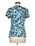 Exertek 100% Polyester Floral Blue Active T-Shirt Size M - photo 2