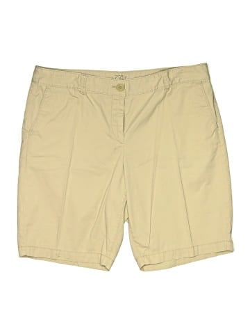 Ann Taylor LOFT Khaki Shorts (view 1)