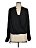 BCBGMAXAZRIA 100% Polyester Black Long Sleeve Blouse Size M - photo 1