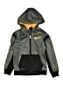 Nike 100% Polyester Gray Zip Up Hoodie Size 5 - 6 - photo 1