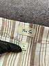 Per Se Stripes Silver Linen Pants Size M - photo 7