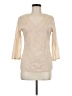 Tramp Ivory 3/4 Sleeve Top Size M - photo 1