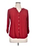Perseption Concept Burgundy 3/4 Sleeve Blouse Size XL - photo 1