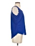 Mine 100% Polyester Blue Sleeveless Top Size S - photo 4