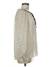 Max Studio Polka Dots Ivory Long Sleeve Blouse Size M - photo 4