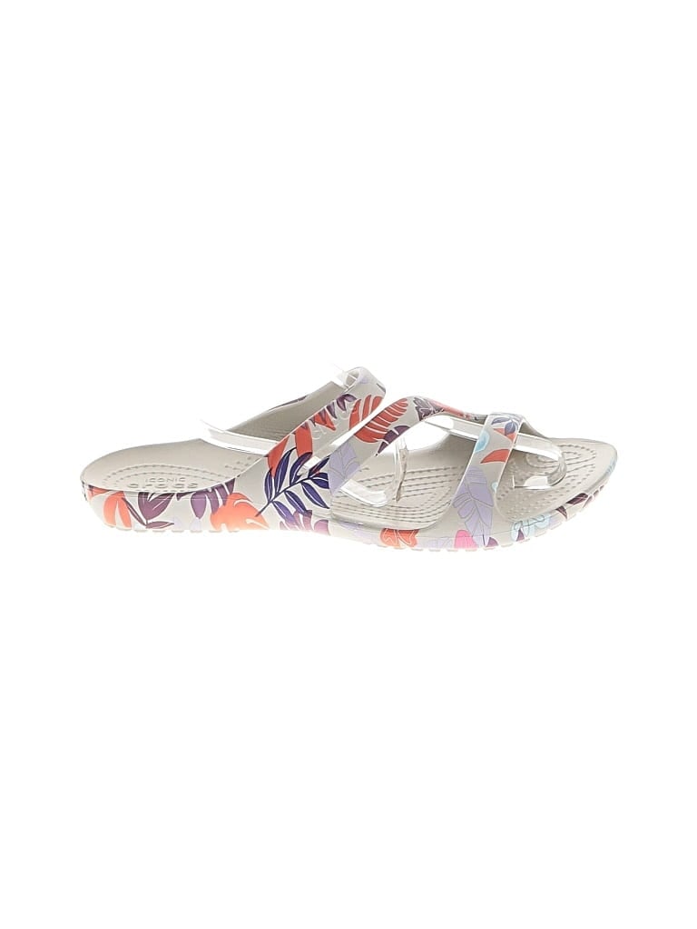 Pre-owned Crocs Sandals In White