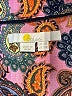 Boden 100% Linen Paisley Orange Long Sleeve Button-Down Shirt Size 10 - photo 7