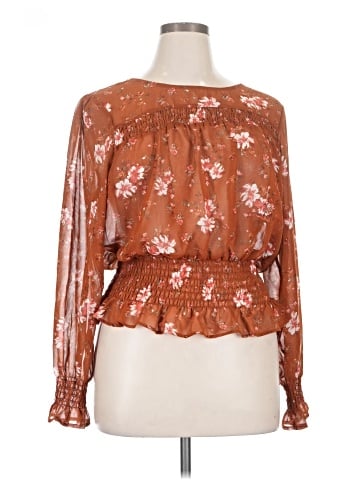 Lily White 3/4 Sleeve Blouse (view 1)