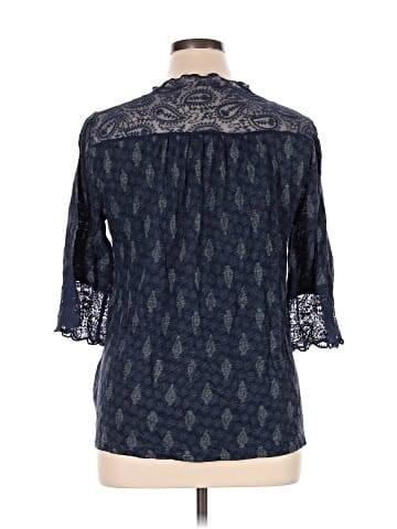 Lucky Brand 3/4 Sleeve Blouse (view 2)