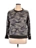 Splendid Camo Gray Sweatshirt Size XL - photo 1