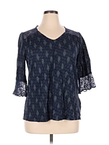 Lucky Brand 3/4 Sleeve Blouse (view 1)