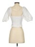 STAUD 100% Cotton White Short Sleeve Top Size 2 - photo 2