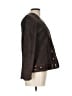 Laura Ashley 100% Leather Brown Jacket Size L - photo 4