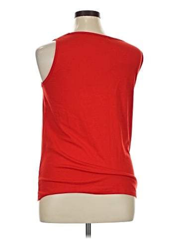 August Silk Sleeveless T-Shirt (view 2)