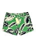 Jade 100% Viscose Tropical Green Shorts Size 2 - photo 1