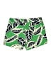 Jade 100% Viscose Tropical Green Shorts Size 2 - photo 2