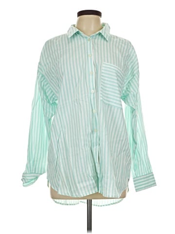 Ann Taylor LOFT Long Sleeve Button-Down Shirt (view 1)