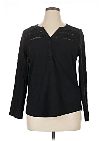 Style&Co Long Sleeve Polo (view 1)