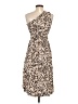Rails Animal Print Tan Cocktail Dress Size XS - photo 2