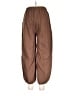 Unbranded Solid Brown Casual Pants Size L - photo 2