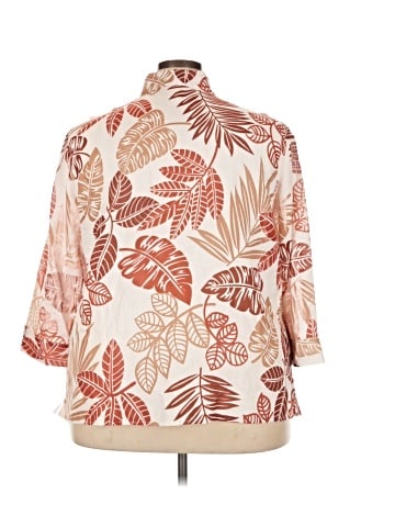 Alfred Dunner 3/4 Sleeve Button-Down Shirt (view 2)