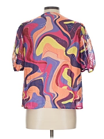 Nicole Miller Short Sleeve Blouse (view 2)
