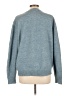 French Connection Solid Blue Pullover Sweater Size L - photo 2