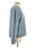 French Connection Solid Blue Pullover Sweater Size L - photo 4