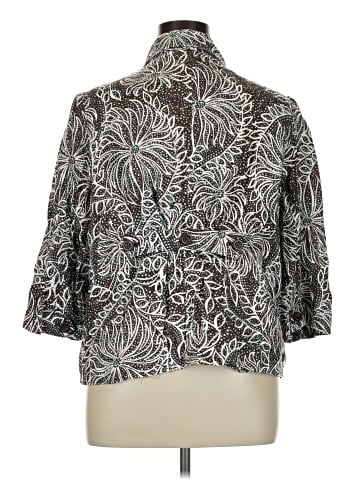 Kim Rogers 3/4 Sleeve Button-Down Shirt (view 2)