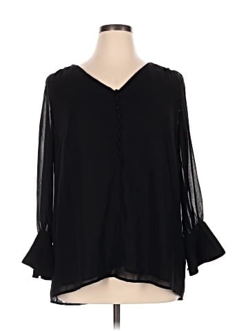 Avenue Studio 3/4 Sleeve Blouse (view 1)