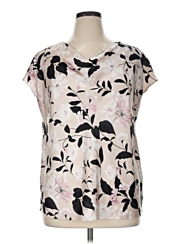 Ann Taylor Short Sleeve Blouse (view 1)
