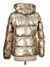 BCBGeneration 100% Nylon Metallic Gold Snow Jacket Size M - photo 2