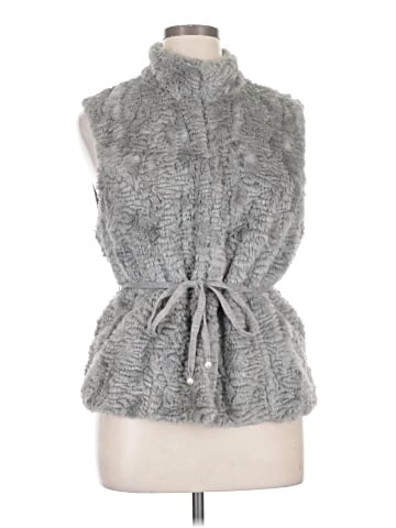 White House Black Market Faux Fur Vest (view 1)