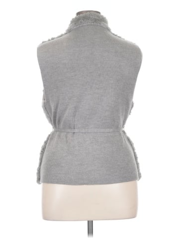 White House Black Market Faux Fur Vest (view 2)