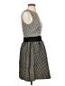 Freeway 100% Polyester Houndstooth Black Casual Dress Size S - photo 4