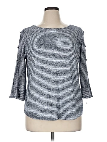 Liz Claiborne 3/4 Sleeve T-Shirt (view 1)