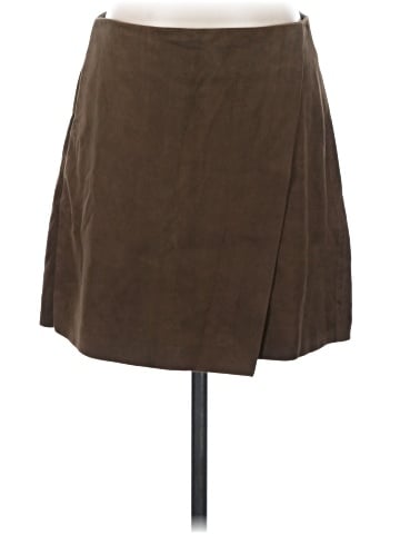 Vince. Leather Skirt (view 1)