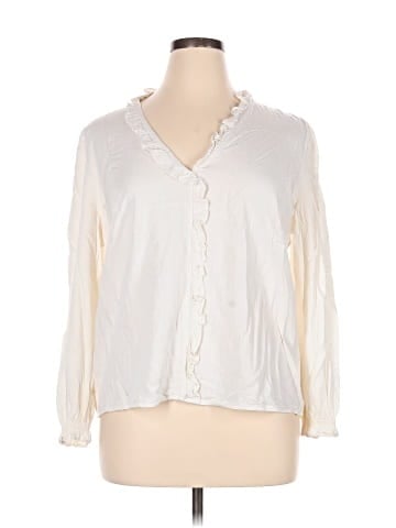 Ann Taylor Factory 3/4 Sleeve Blouse (view 1)