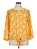 Weston Yellow 3/4 Sleeve Blouse Size XL - photo 1