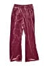 Btween Metallic Burgundy Casual Pants Size 8 - photo 1