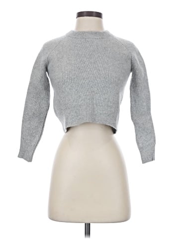 Aqua Cashmere Pullover Sweater (view 1)